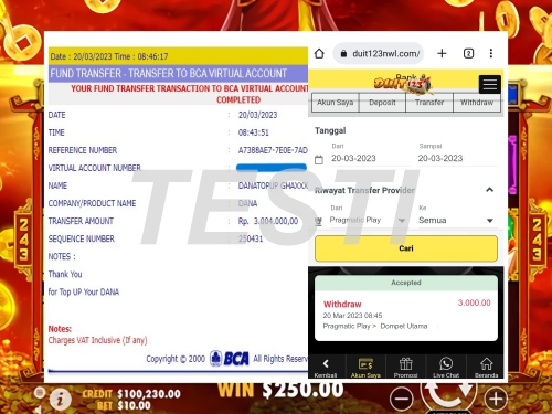 duit123 testi wd